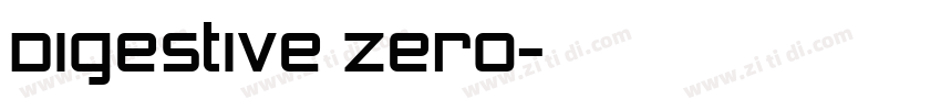 Digestive zero字体转换